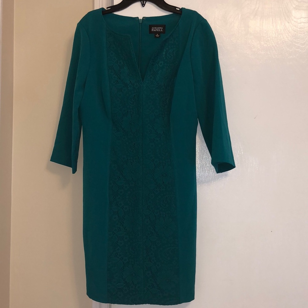 Adrianna papell blue dress